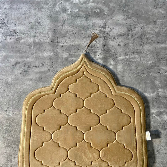 Luxury Sejadah - Plush Padded Prayer Mats - Beige Dune