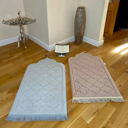 Luxury Sejadah - Plush Padded Prayer Mats - Fig Pink