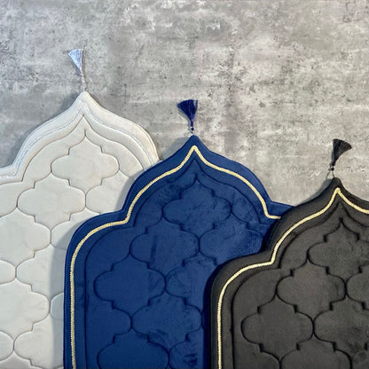 Luxury Sejadah - Plush Padded Prayer Mats - Mountain Grey