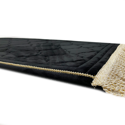 Luxury Sejadah - Plush Padded Prayer Mats - Black Stone
