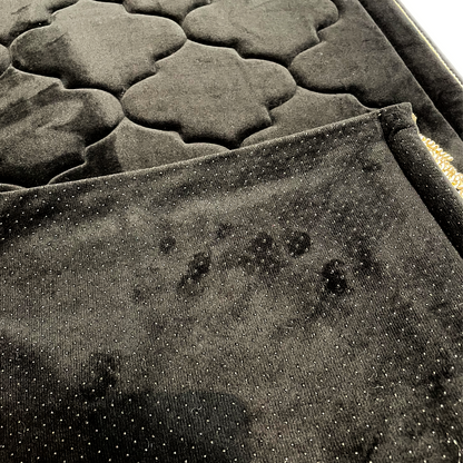 Luxury Sejadah - Plush Padded Prayer Mats - Black Stone
