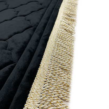 Luxury Sejadah - Plush Padded Prayer Mats - Black Stone
